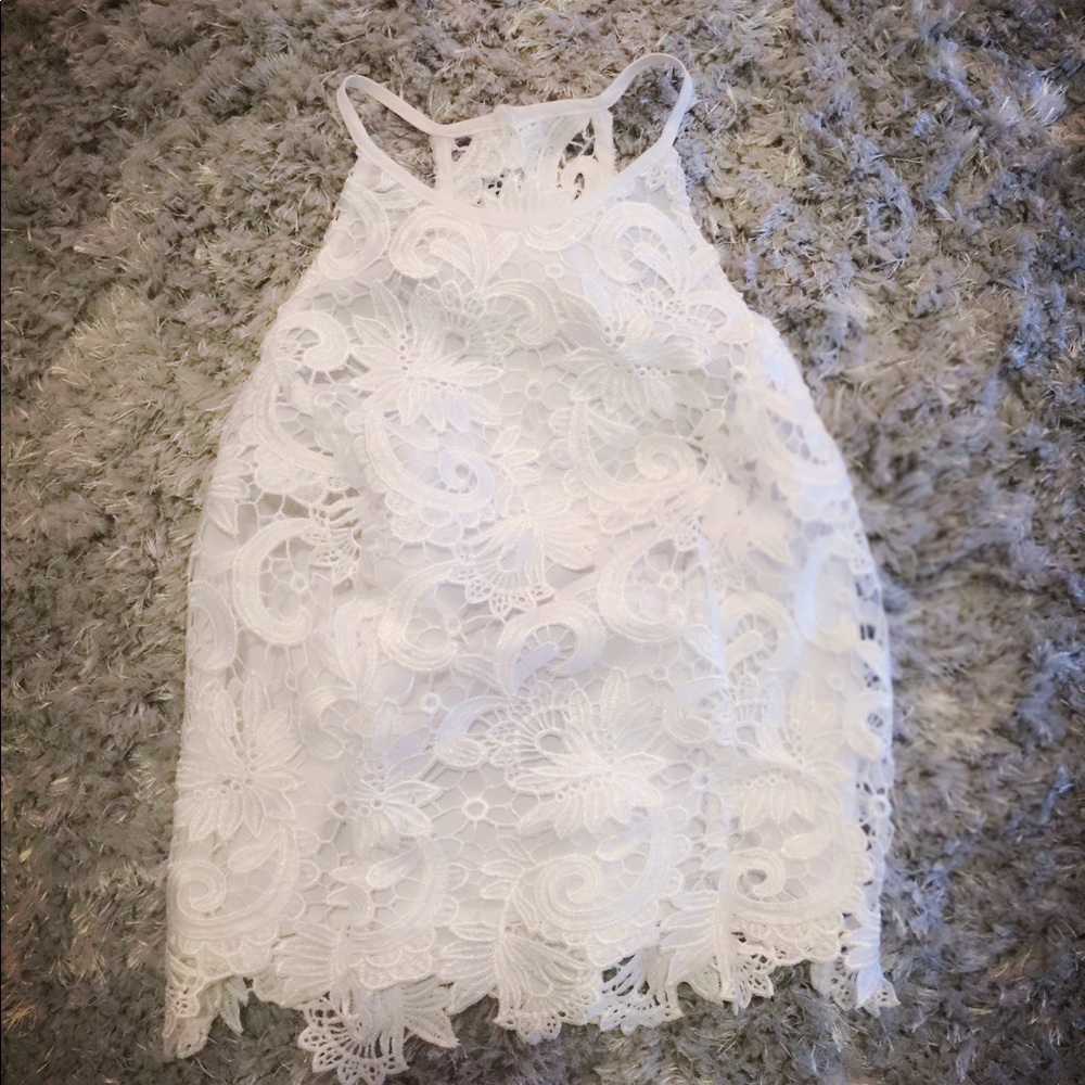 Sexy and cute crochet/lace crop top